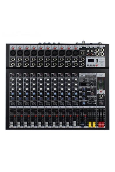 BİEMA Mx-12t 10 Kanal Profesyonel Deck Mikser