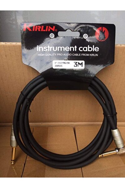 Kırlın Ip-202prg-3mt Model 3mt L Profesyonel Jaklı Enstrüman Kablosu