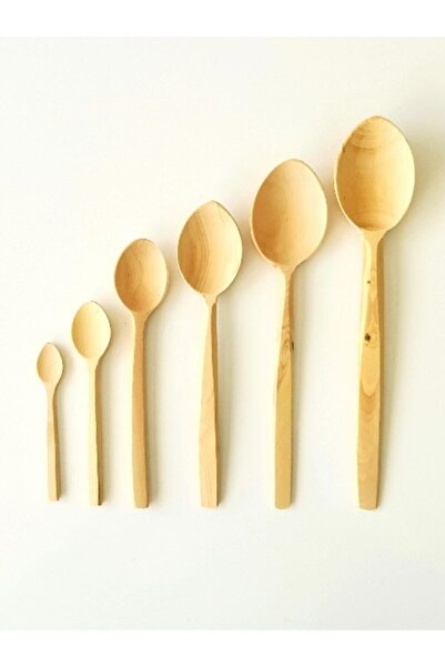 İkizler ahsap Handmade 4 Pieces Boxwood Crotch Set