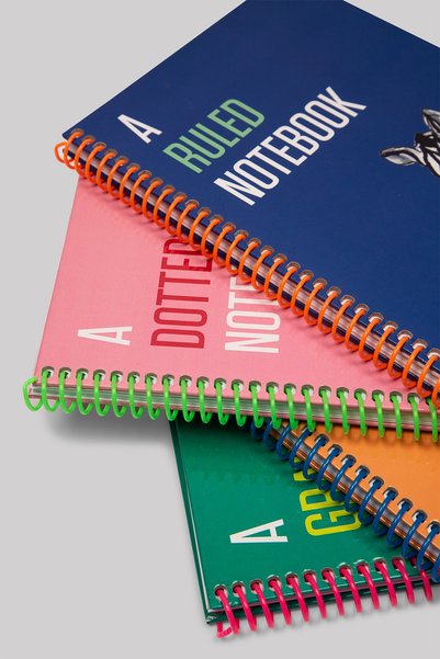 PK Design Caiet de set contrastant: pagini goale