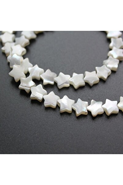 Hedef Bijuteri 8mm Yıldız Sedef Taşı Dizisi,yıldız Şekilli Doğaltaş Sedef Dizisi