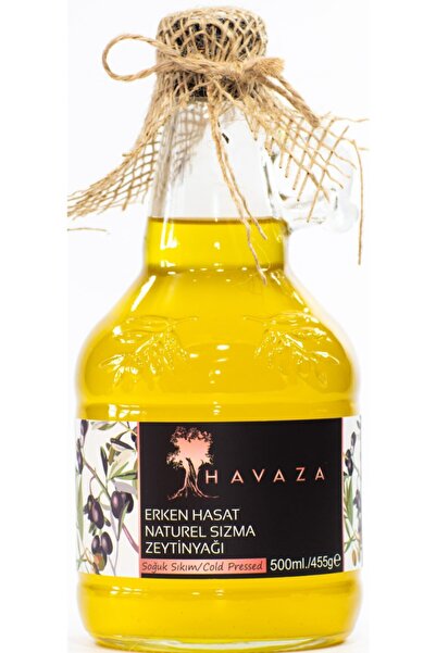 Havaza Erken Hasat Naturel Sızma Zeytinyağı - 500 ml (soğuk Sıkım)