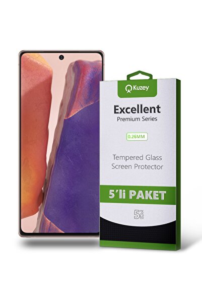 KZY İletişim Samsung Galaxy Note 20 Uyumlu Temperli Ekran Koruyucu Kırılmaz C...