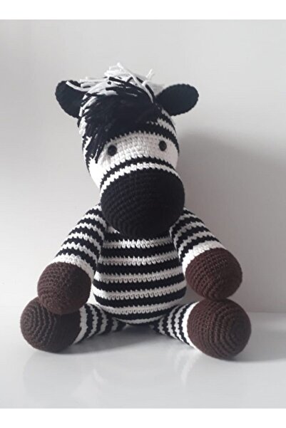 OYUNCAKPARK Zebra Amigurumi Organik Oyuncak