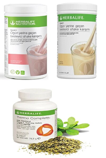 Herbalife Ahududu Beyaz Çikolata Shake Vanilya Shake Ve Thermo Complete