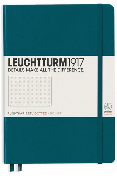 Leuchtturm1917 Σημειωματάριο μεσαίου μεγέθους (A5), Σκληρό εξώφυλλο, 251 σελί...