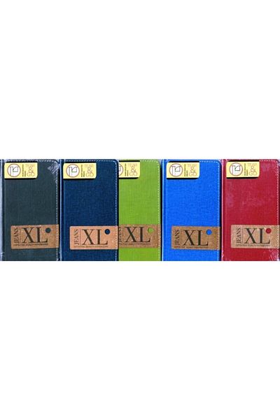 Gıpta Jeans Thread Stitched Hard Cover Notebook 120 Sheets Striped 9x17 Size - 1 Piece
