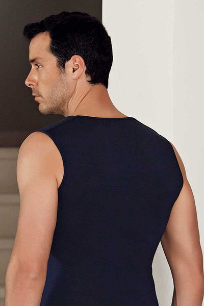Şahinler Ανδρικό αθλητικό εσώρουχο Navy Blue Lycra Modal - 6 τεμαχίων Me116