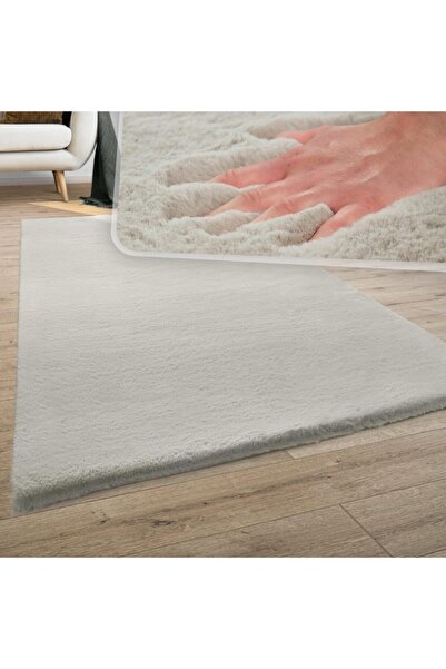 Dinarsu Royal Peluş Halı Krem