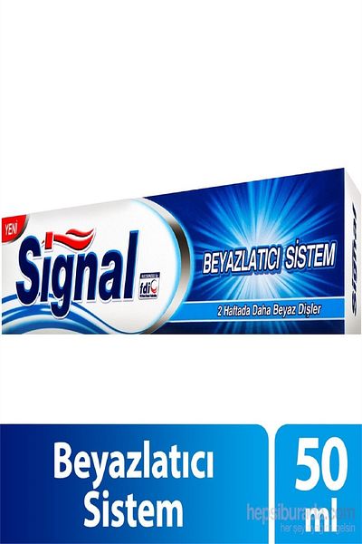 Signal 50 مل معجون نظام التبييض