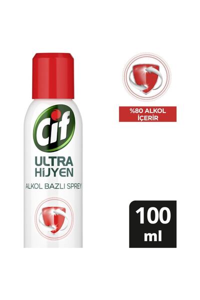 Cif Ultra Hijyen Alkol Bazlı Sprey 100ML
