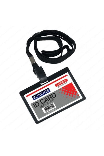 Rubenis String ID Badge Black DL-5746/s