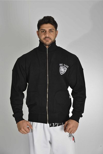 Big Sam Men's Black Zippered Tracksuit 3516