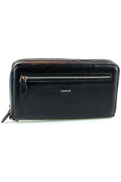 Grande Men's Black Genuine Leather Handbag 4274