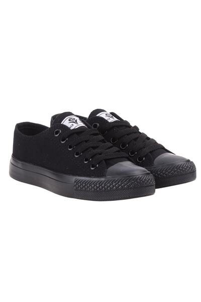 M.P. Men's Black Linen Canvas Sneakers 211-1842