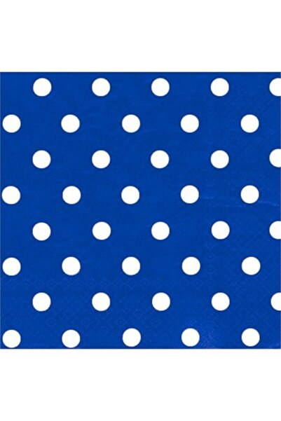 kidspartim منديل منقط باللون الأزرق الداكن