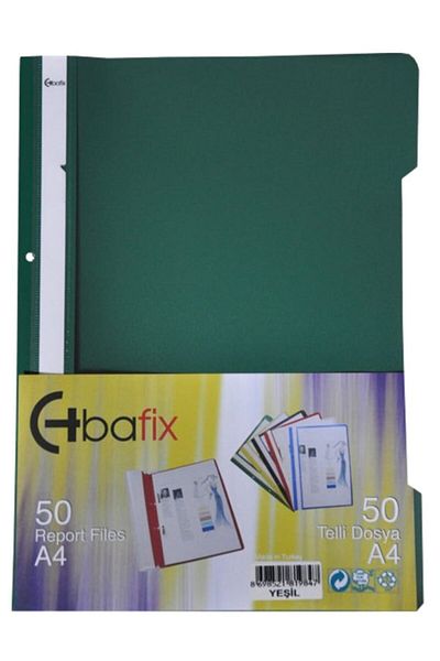 Bafix Ring Binder Green 50 Pieces