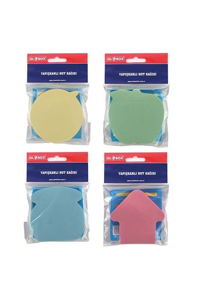 Globox Mixed Shaped Adhesive Note Paper (6637)