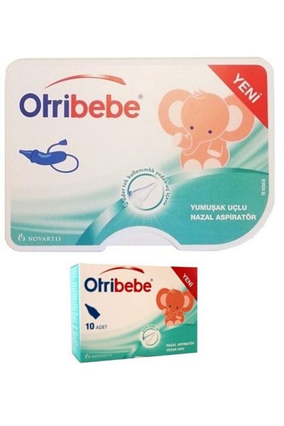 Otribebe Soft Tip Aspirator + Nasal Nasal Aspirator Spare Tips 10 Pieces