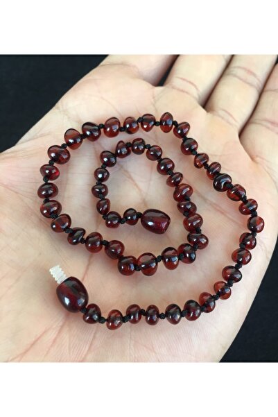 İpek Kehribar قلادة من العنبر البلطيقي الأصلي المعتمد - تشكيلة للأطفال والرضع...