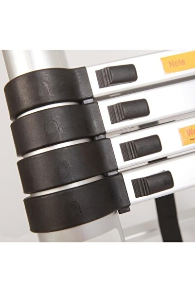 Packtech Alüminyum Çift Yönlü Teleskopik Merdiven | 8+8 Basamak - 5 Metre