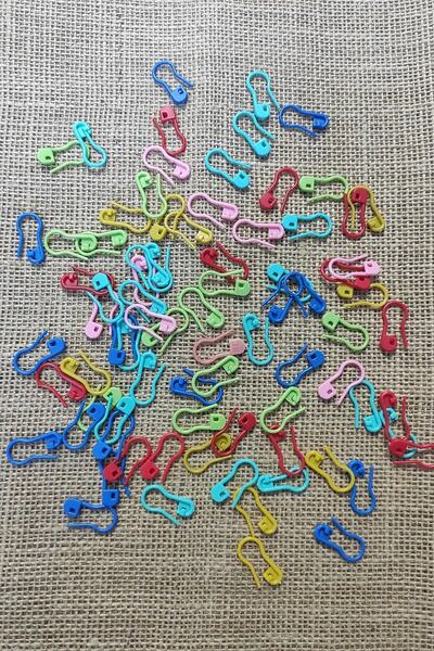 platin hediyelik 100 bucăți de fixare pentru frânghie, ace de plastic