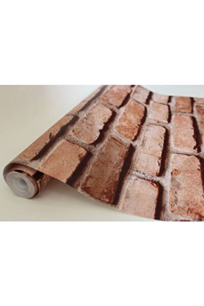 Tetik 3 Boyut Tuğla Desenli Duvar Kağıdı
