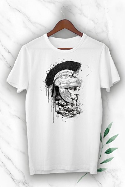perseusshopping Bela mitološka gladijatorica Štampano unisex T-shirt