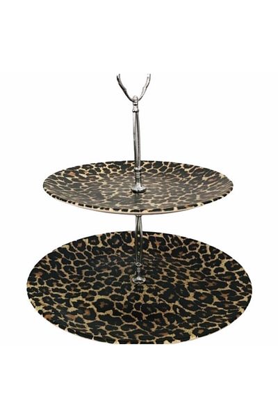 Keramika Leopard Patterned Layered Cookie Holder