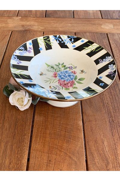 Ezem Footed Enamel Salad Bowl 3050 Bg