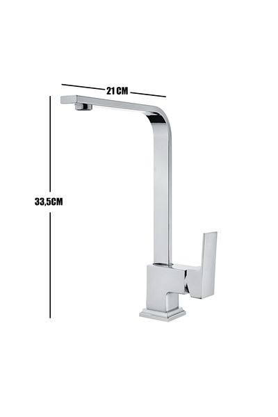 HMS Karayel Square Kitchen Sink Faucet