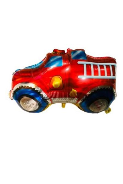 Parti Station Fire Truck Foil Balloon