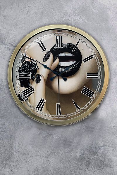 Kasva Concept Ceas de perete de frumusețe din metal antic de 40 cm