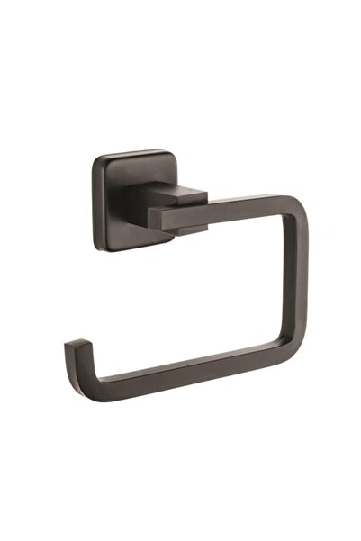 EYM Paslanmaz Mat Siyah Boyalı Wc Kağıtlık Tuvalet Kağıtlığı