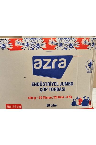Azra Industrial Jumbo Garbage Bag 400 gr 80x100 cm 1 Box 20 Packs