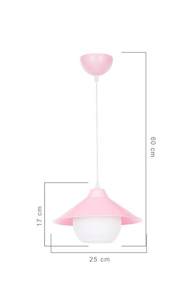 MANO Pink Melis Ufo Maya Pendant Lamp