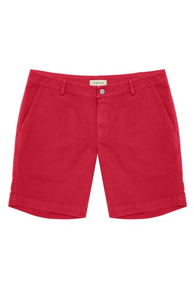 LAGRANZE Men's Red Chino Shorts