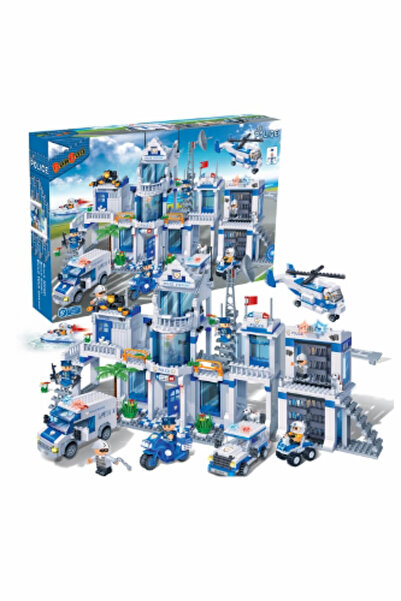 Banbao 8353 Büyük Polis Yapı Oyuncak Seti 1285 Parça /