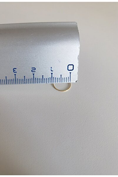 Bylin 925 Ayar Gümüş Ekstra Ince Halka Hızma Kalınlığı 0,6 Mm 1 Adet