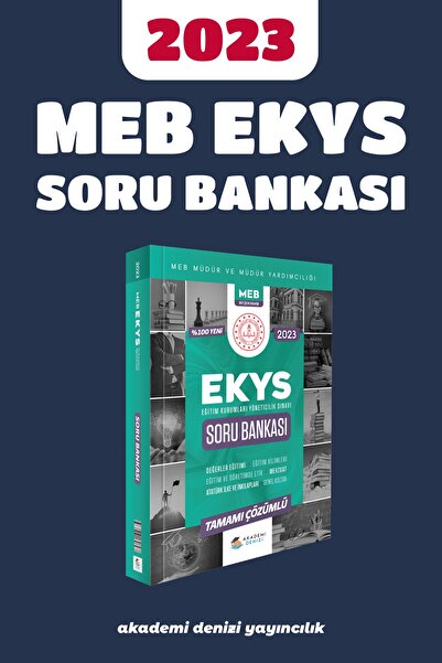 Akademi Denizi Ekys Meb Müdür Ve Müdür Yardımcılığı Soru Bankası 2023