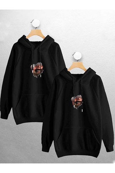 Joza Outdoors Men's Unisex Look Up Dear Couple Combination Design Hooded Sweatshirt Set of 2 Couple Suit