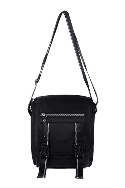 ÇÇS 31195 Geantă Messenger Crossbody cu curea de umăr neagră