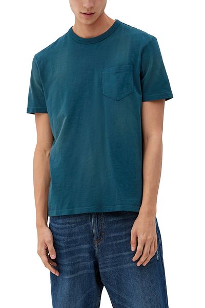 QS by s.Oliver T-Shirt - Blau - Regular Fit