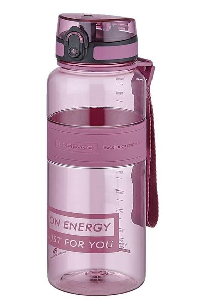 Uzspace 1000ml Large Size Silicone Body Tritan Water Bottle