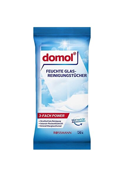 DOMOL Ayna Ve Cam Yüzeyler Için Islak Mendil