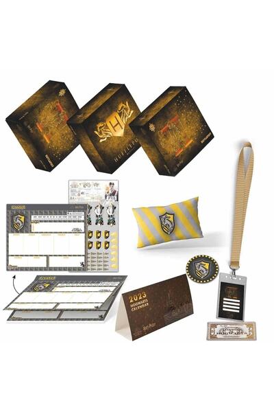 JUNO Harry Potter Hediye Kutusu Hufflepuff - Yeşil Turuncu-8