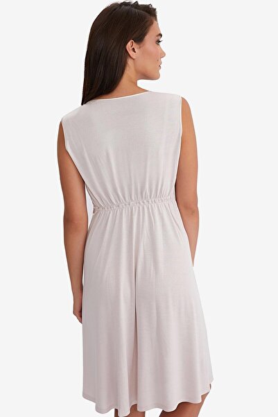 AYYILDIZ 3415 Powder Maternity Nightgown Dressing Gown Set