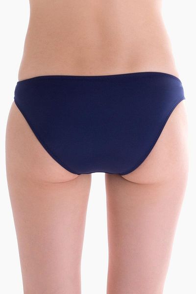 AYYILDIZ Bikini-Hose - Dunkelblau - Unifarben