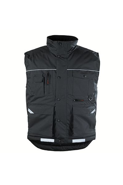 Coverguard Men's Black Ripstop Multi-Pocket Vest 5gmrb