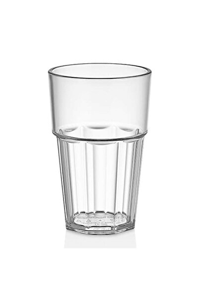 GastroPlast 6 Adet 300 Ml Kırılmaz Cam Görünümlü Casablanca Polikarbon Bardak
